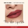 Runway Rogue 90s Vibe Lipstick, Moisturizing Matte Soft Berry-Nude Lipstick, Work the Crowd view 2