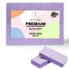 Artist Land Slim Purple Buffer Set  (80/100 Grit) - 50 Ct- Professional Grade Salon Quality Nail Buffing Blocks Pack for Pre-Application of Polish, Gel, Acrylic, Double-Sided Nail Buffer Blocks view 1