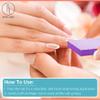 Artist Land Slim Purple Buffer Set  (80/100 Grit) - 50 Ct- Professional Grade Salon Quality Nail Buffing Blocks Pack for Pre-Application of Polish, Gel, Acrylic, Double-Sided Nail Buffer Blocks view 3
