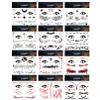 Kotbs 12 Sheets Halloween Temporary Tattoos, Spider Web and Bat Designs, Realistic Fake Bloody Wound and Scar Face Tattoos for Women, Men, and Kids - Perfect for Halloween Party and Cosplay view 1