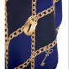 Barber Capes, Waterproof Hair Resistant, Adjustable Snap Closure, Fits All Neck Sizes, Professional, Unisex (Navy Blue Cape) view 2