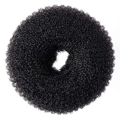 Hair Donut Bun Maker, Ring Style Bun, Chignon Hair Increase Doughnut Shaper for Thick and Long Hair (XX-Large, 5.5 Inch/Black)