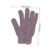 FOMIYES Five Fingers Bath Glove Bath Scrubber Mitt for Women Men Boys and Girls view 2