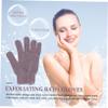 FOMIYES Five Fingers Bath Glove Bath Scrubber Mitt for Women Men Boys and Girls view 4