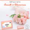 Artist Land Slim Orange Buffer Set  (80/100 Grit) - 50 Ct- Professional Grade Salon Quality Nail Buffing Blocks Pack for Pre-Application of Polish, Gel, Acrylic, Double-Sided Nail Buffer Blocks view 2