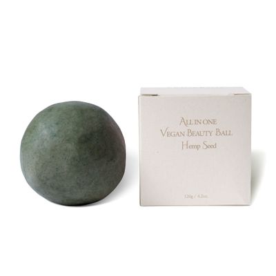 erigeron All-In-One Vegan Cruelty-Free Natural Ingredients Handmade Hemp Seed Oil Shampoo Bar with Zero Waste Box Packaging