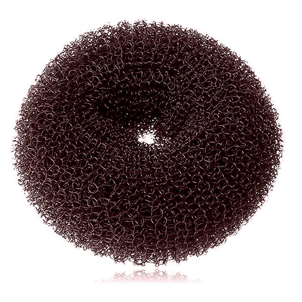 Hair Donut Bun Maker, Ring Style Bun, Chignon Hair Increase Doughnut Shaper for Thick and Long Hair (XX-Large, 5.5 Inch/Brown)