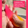 BONA FIDE BEAUTY Czech Glass Nail Files for Natural Nails 2-Pieces Set, Comfort Ergonomic Nail Filers for Arthritis, Tendonitis, Carpal Tunnel Solution for Nail Care view 4