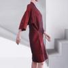 FOMIYES Red Salon Gown Robe Cape for Client Barber Beauty Salon, Women Smock Gown Robes Cape, Hair Salon Smock, Kimono Haircut Apron Hairdressing view 2