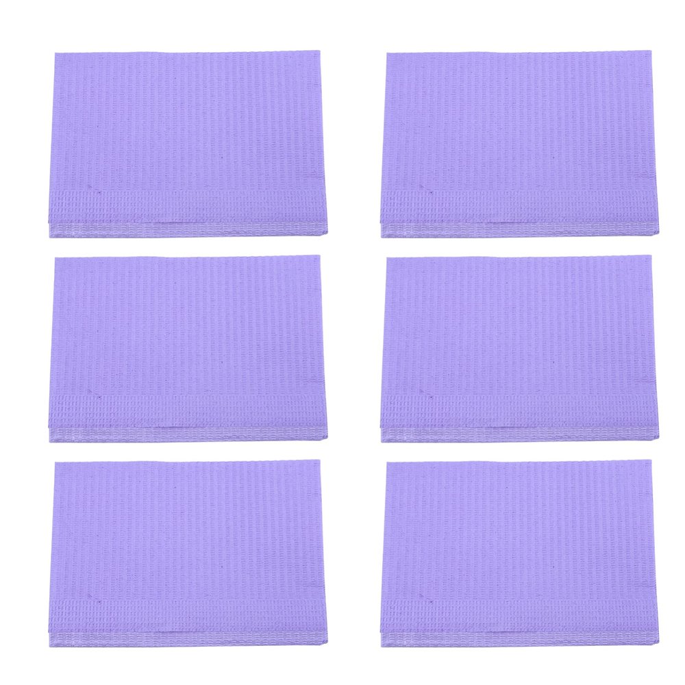 KALLORY 125sheets Nail Art Disposable Paper Towels Non-woven Table Mat for Manicure Pedicure for Nail Salons and Diy Beauty Treatments