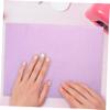 KALLORY 125sheets Nail Art Disposable Paper Towels Non-woven Table Mat for Manicure Pedicure for Nail Salons and Diy Beauty Treatments view 4