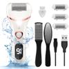 Electric Foot Callus Remover, Rechargeable Portable Electronic Foot File Pedicure Kits, Waterproof Foot Scrubber File, Professional Pedicure Tools, Foot Care for Dead Skin Ideal Gift, 3 Rollers view 1
