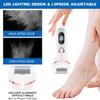 Electric Foot Callus Remover, Rechargeable Portable Electronic Foot File Pedicure Kits, Waterproof Foot Scrubber File, Professional Pedicure Tools, Foot Care for Dead Skin Ideal Gift, 3 Rollers view 2