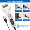 Electric Foot Callus Remover, Rechargeable Portable Electronic Foot File Pedicure Kits, Waterproof Foot Scrubber File, Professional Pedicure Tools, Foot Care for Dead Skin Ideal Gift, 3 Rollers view 3