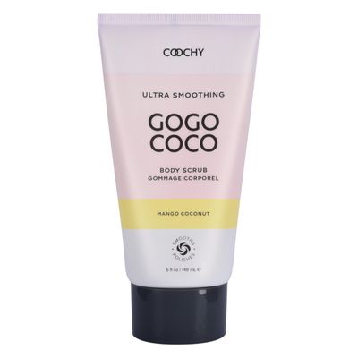 Coochy Ultra Smoothing Body Scrub | Gentle Exfoliating Body Scrub for Sensitive Skin | Removes Dead Skin Cells, Prevents Ingrowns | Paraben-free, Cruelty-free | Mango Coconut 5 oz/148 mL