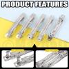 Mardatt 80 Pcs French Barrette Hair Clips Assortment Set 3.14 Inch Silver Metal Blank Alligator Hairpin Rectangle Craft Bow Clips for DIY Hairdressing Accessories (8 cm) view 3