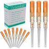 Catheter Needles - Autdor 50Pcs Piercing Needles 14 Gauge IV Catheter Needles Ear Nose Piercing Needles Stainless Steel Hollow Needles for Ear Nose Lip Tongue Belly Navel Nipple Cartilage Piercing Kit view 1