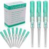 Autdor Catheter 50Pcs 18 Gauge IV Piercing Needles - Stainless Steel Hollow for Ear, Nose, Lip, Tongue, Belly, Navel, Nipple, Cartilage Piercing Kit view 1