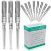 Autdor Catheter Piercing 50Pcs Ear Nose Catheter 16 Gauge Piercing Stainless Steel Hollow for Ear Nose Lip Tongue Belly Navel Nipple Cartilage Piercing Kit view 1