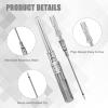 Autdor Catheter Piercing 50Pcs Ear Nose Catheter 16 Gauge Piercing Stainless Steel Hollow for Ear Nose Lip Tongue Belly Navel Nipple Cartilage Piercing Kit view 4