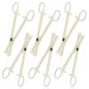 Piercing Clamps - Autdor 25Pcs Piercing Forceps Triangle Slotted Disposable Piercing Clamps Septum Forceps for Lip Navel Tongue Belly Ear Nose Piercing Kit Piercing Tools view 1