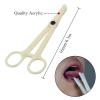 Piercing Clamps - Autdor 25Pcs Piercing Forceps Triangle Slotted Disposable Piercing Clamps Septum Forceps for Lip Navel Tongue Belly Ear Nose Piercing Kit Piercing Tools view 2
