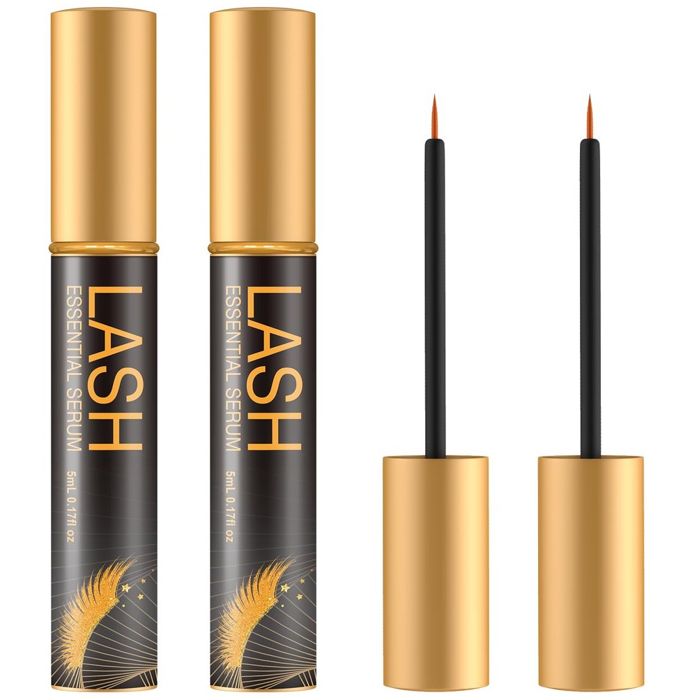 Nourishing Lash & Brow Serum Enhances the Look of Fuller, Longer Eyelashes and Eyebrows Gentle Formula for Sensitive Eyes Vegan & Cruelty-Free 0.17 fl oz (Pack of 2)