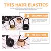 12 Pcs Cuff Ponytail Holder Metal Hair Tie Ponytail Hair Cuff Elastic Hair Band Ponytail Holder for Women Girls Thick Hair Rings Set view 4