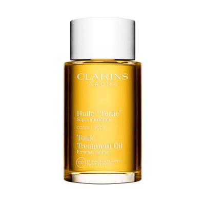 Clarins Tonic Body Treatment Oil | Stretch Mark Pregnancy Care | Skin Elasticity Is Improved After 28 Days* | Visibly Firms and Tones | Dermatologist Tested | Natural 100% Plant Extracts