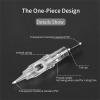 100Pcs 1RL 0.18/0.2/0.25/0.3/0.35/0.4MM Permanent Makeup Tattoo Needles Sterilized Eyebrow Cartridge Needles Machine,0.3MM/100pcs view 2