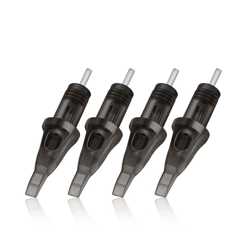 10pcs 0.35mm M1 Tattoo Needles Safety Magnum Needle Cartridge Tattoo Needle for Permanent Makeup Tattoo Machine,1205m1/0.35mm