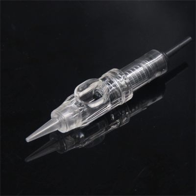 Permanent Makeup Cartridge Needles 1RL/3RL/5RL/5F/7F Sterilized Eyebrow Tattoo Needle for Permanent Makeup Pen Machine,7f 0.4mm,20pcs