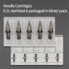10pcs 0.35mm M1 Tattoo Needles Safety Magnum Needle Cartridge Tattoo Needle for Permanent Makeup Tattoo Machine,1213m1/0.35mm view 2