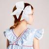 2PCS 8" Jumbo Cheer Bow Clip with Tails, Oaoleer Large Cheerleading Hair Bows for Girls Teen Softball Cheerleader Outfit Uniform (White) view 3
