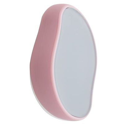 Crystal Hair Eraser, Painless Exfoliation Hair Removal Tool for Arms Legs Back, Crystal Hair Remover for Men and Women (Pink)