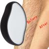 Crystal Hair Eraser, Painless Exfoliation Hair Removal Tool for Arms Legs Back, Crystal Hair Remover for Men and Women (Pink) view 3