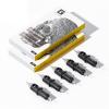 20Pcs Cartridge Tattoo Needles 0.3MM 0.35MM Round Liner Professional Tattoo Needle with Membrane System,0.35mm/12,14RL view 1