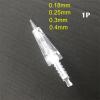 Tattoo Needles 0.18/0.25/0.3/0.4mm 1P Permanent Makeup Needles Cartridge Eyebrow Lips,0.25MM/100pcs view 2