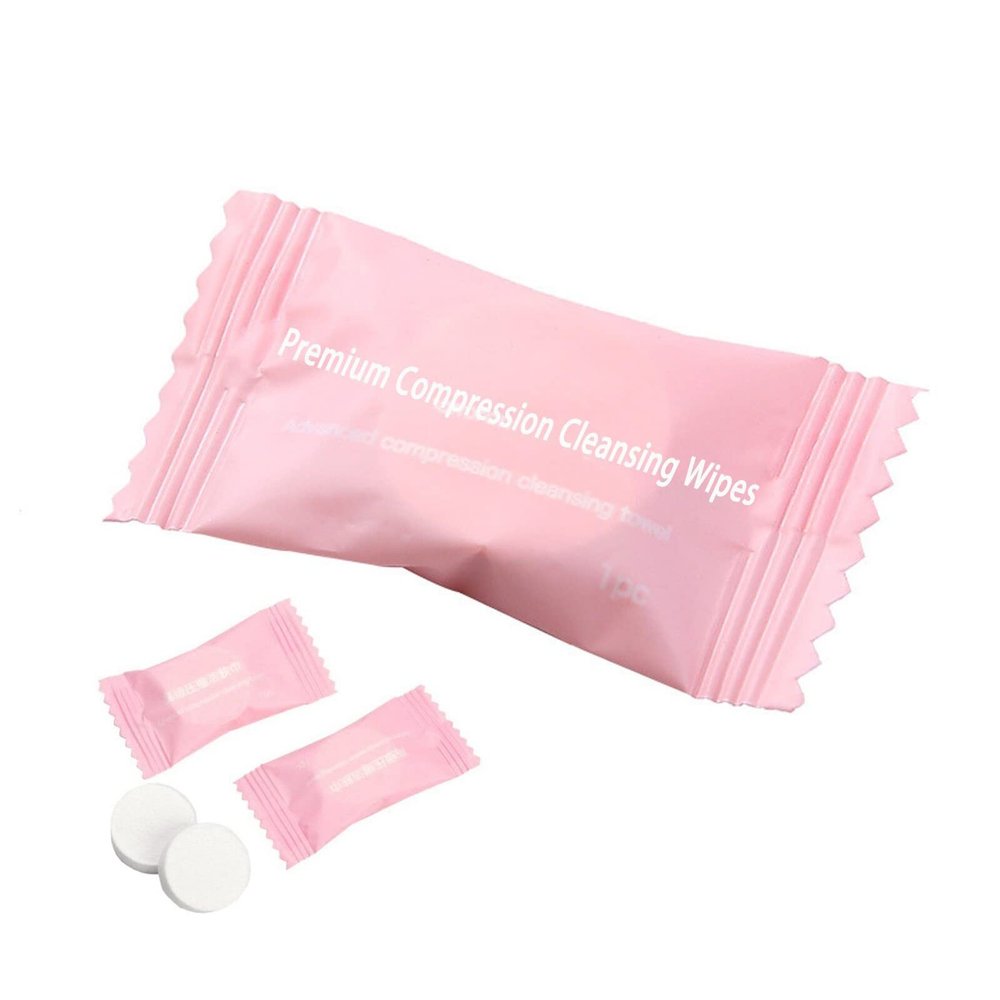 Portable Compressed Towel, 100/200 Pcs TOPIND Cotton Non-Woven Face Towel, Necessary for Travel, Disposable Compressed Towel, Water Wet Paper Towel, Outdoor Wet Paper Towel (200)