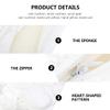 KALLORY Portable White Hand Rest Pillow for Comfortable Manicure and Nail Art Ergonomic Wrist Cushion for Salon and Home Use Soft Nail Support for Easy Application and Stability view 4