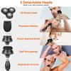5 In 1 Electric Razor Shaver Rechargeable Cordless Head Beard Trimmer Shaver Kit IPX6 Waterproof Dry Wet Grooming Kit view 2