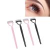 4pcs Eyelash Separator, Stainless Steel Teeth Cosmetic Brush Portable Mascara Lash Definer with Comb Cover view 4