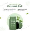 MELAO Green Tea Mask Stick, Moisturized face, Deep Clean Clay Facial For All Type Of Skin Women and Men (Pack 2) view 2