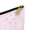 Pink Glitter Stars Accessory Pouch Makeup Bag Cosmetic Bag Travel Bag Toiletry Bag Pencil Case (Black, Large (8.35 x 11.81)) view 4