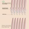 MoHern Dermaplaning Tool for Face, 30 Pcs Dermaplane Razor for Face, Multipurpose Face Razors for Women and Men, Pink view 3
