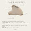 cure. Natural Agate Gua Sha Tool  Premium Heart-Shaped Stone for Facial Massage, Lifting & Toning | Face Sculpting & Self-Care Beauty Tool view 2
