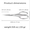 Maluk Professional Cuticle Scissors Style N view 3