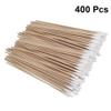 Balacoo 4 Pack Pet Cleaning Swabs Single Head Cotton Swab Wooden Cwabs 400pcs Safe for Dog Ears view 2