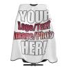 JCETUNO Custom Professional Hairdressing Salon Nylon Cape With Closure Snap, Hairdresser Cape For Hair Treatment, Cutting/Coloring/Perming, White Apron 66x55in view 1