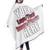 JCETUNO Custom Professional Hairdressing Salon Nylon Cape With Closure Snap, Hairdresser Cape For Hair Treatment, Cutting/Coloring/Perming, White Apron 66x55in view 3